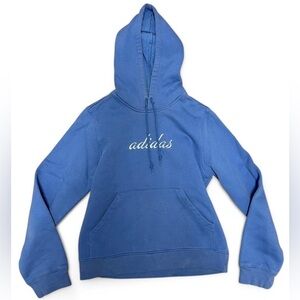 Vintage Adidas Blue Hoodie